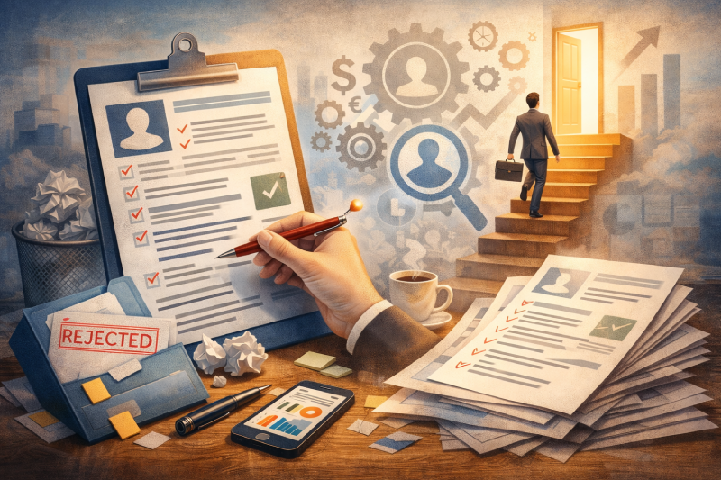 بازنویسی رزومه
