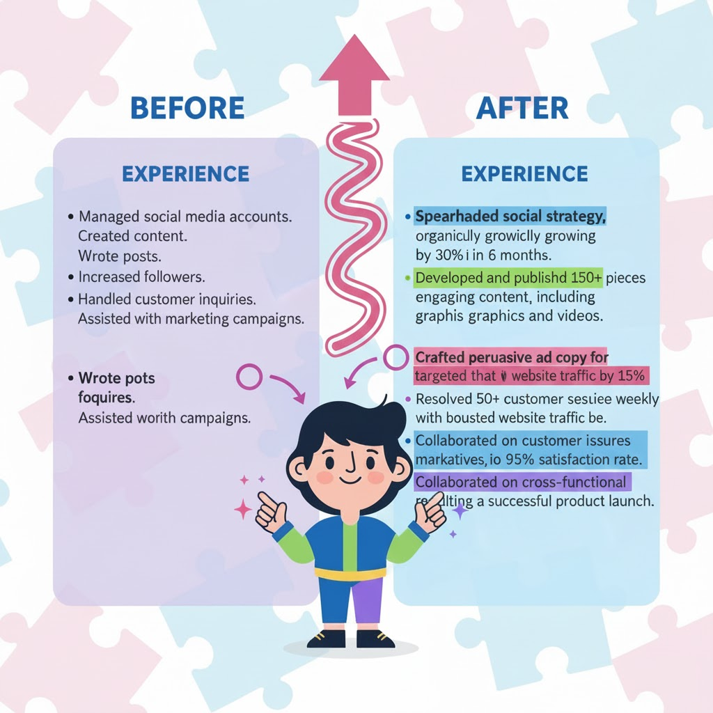 شخصی‌سازی بخش‌ها با شرح شغل