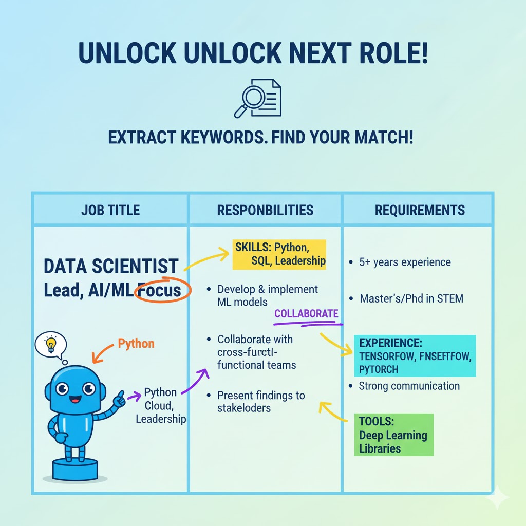 کلمات کلیدی مرتبط با شرح شغل