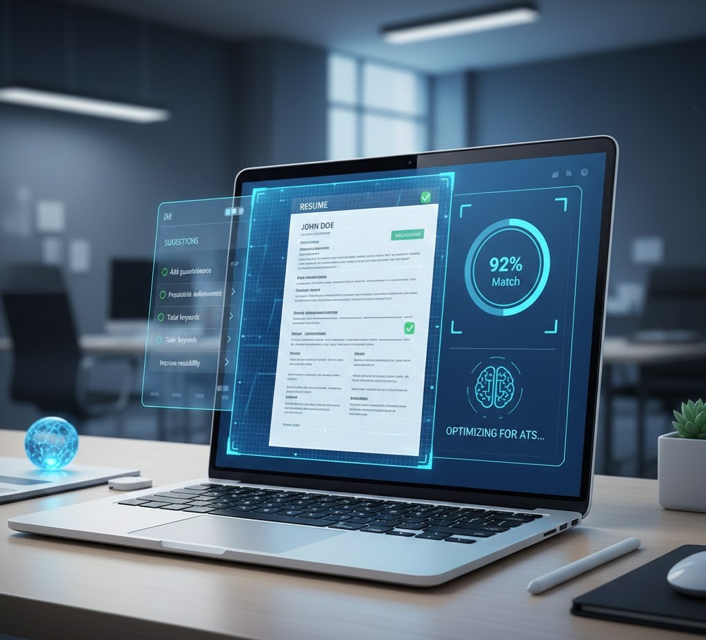 تصویر بهینهسازی رزومه با ChatGPT برای ATS
