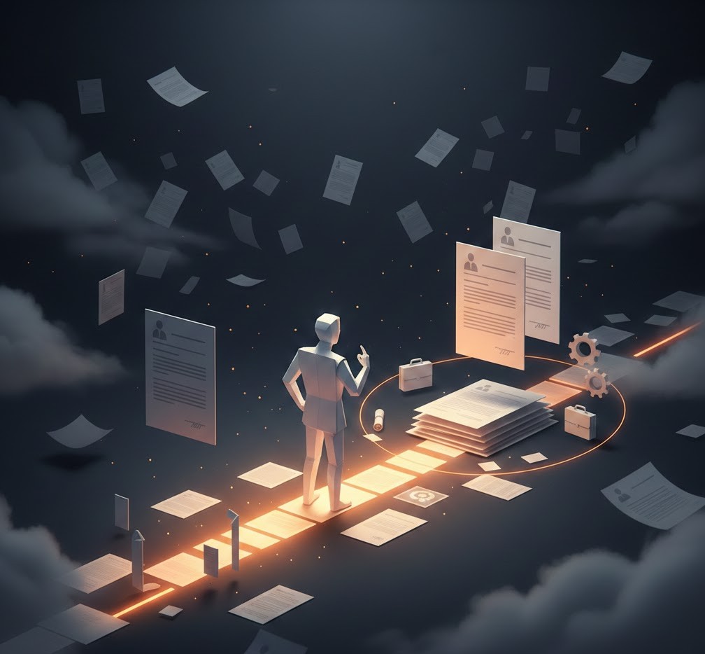 تصویر انتخاب رزومه دو صفحه ای