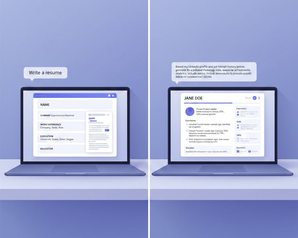 تصویر استفاده از پرامپت های واضح برای AI